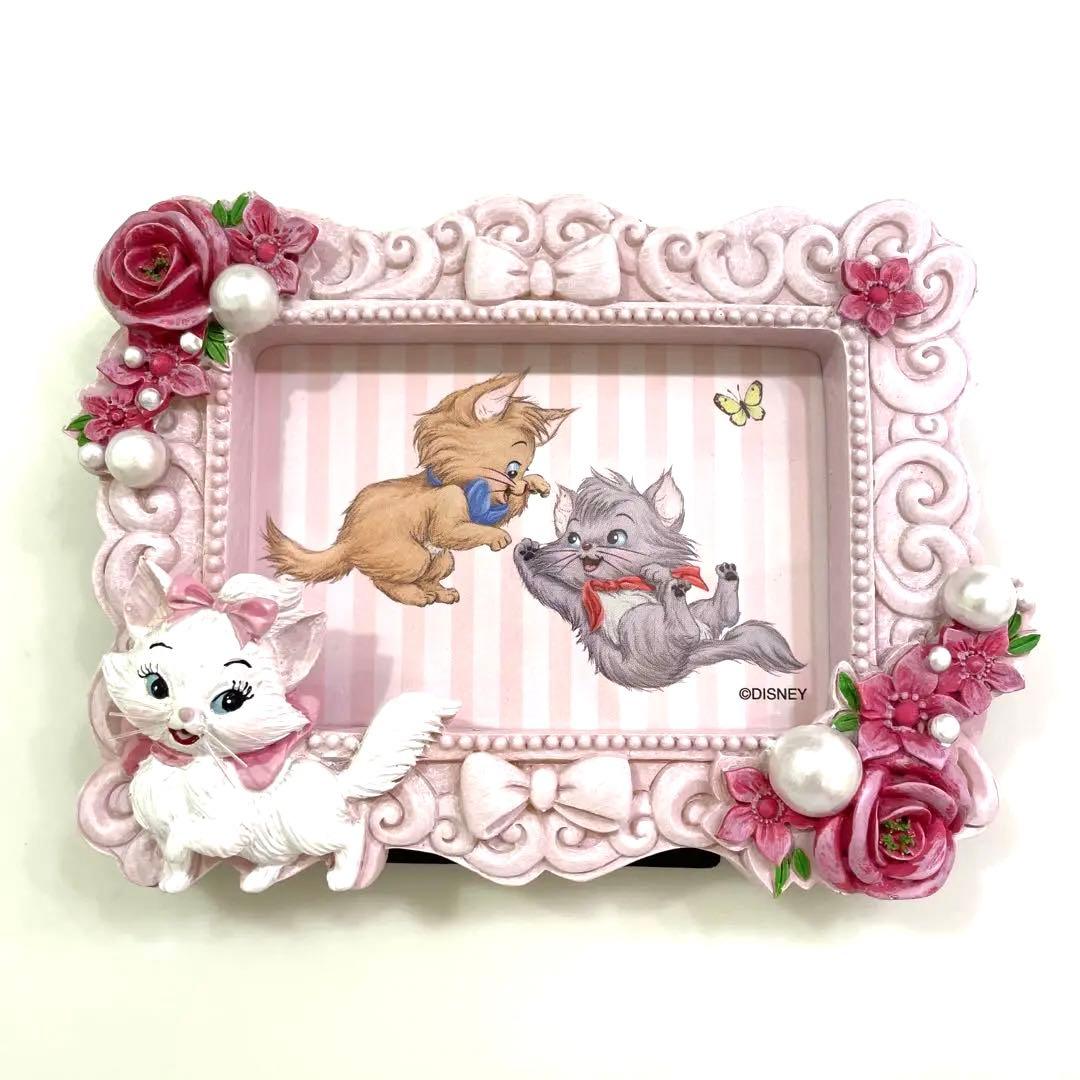 ディズニーストア　おしゃれキャット　マリー　フォトフレーム　レア