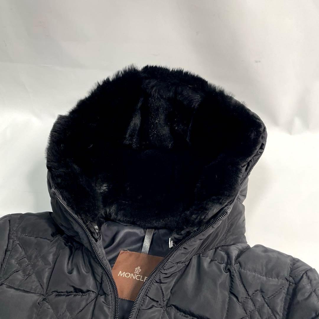モンクレール MONCLER 茶タグ ダウンジャケット ファー付きフード