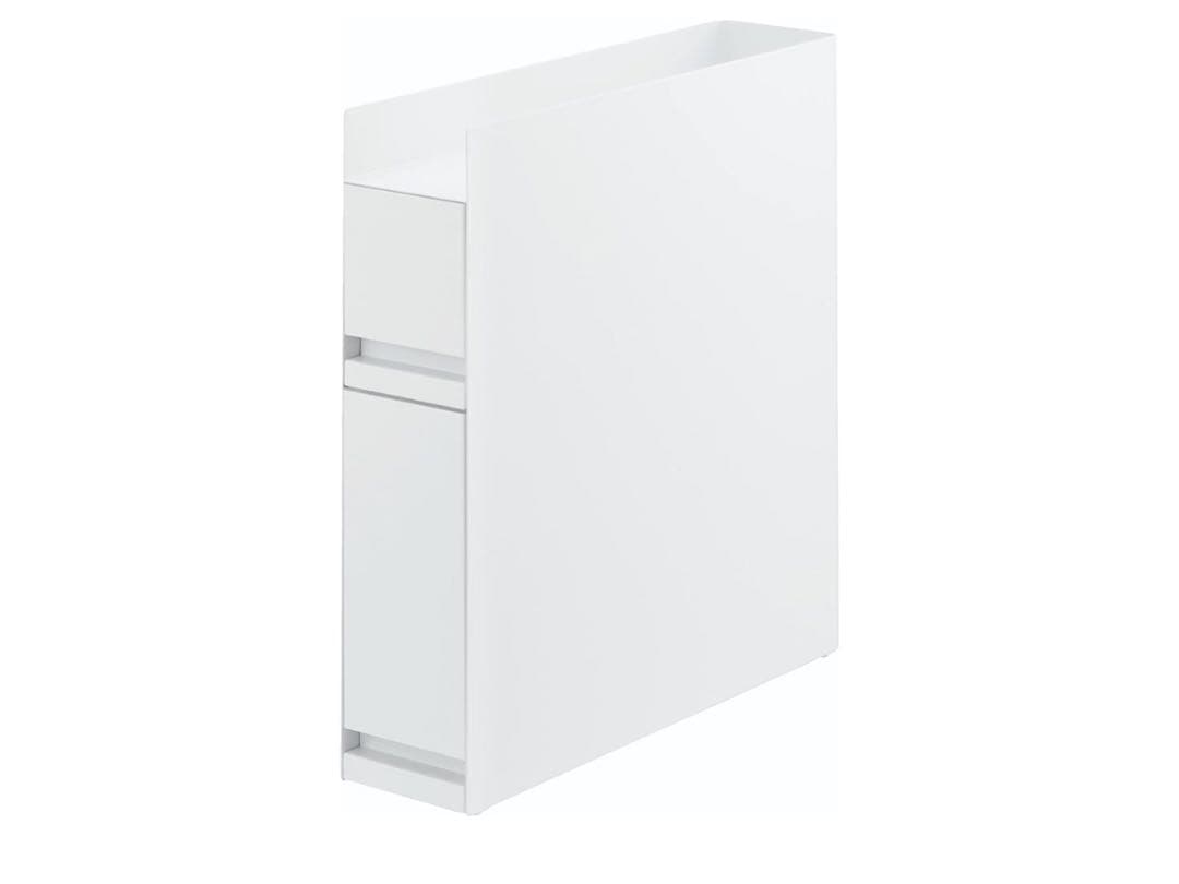 【お値下げ可】山崎実業(Yamazaki) 隠せる 調味料ラック 2段 ホワイト