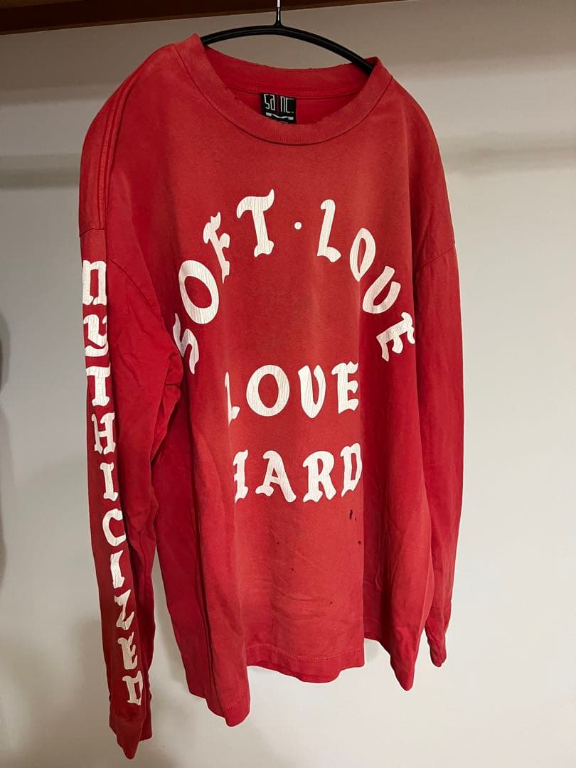 トップス SAINT MICHAEL 24SS LS TEE SOFT LOVE