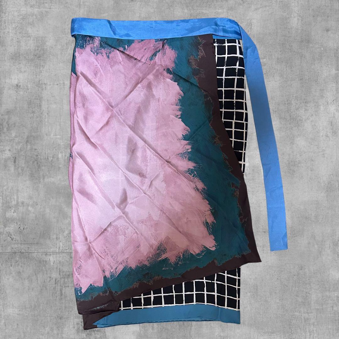 2024年モデル DRIES VAN NOTEN シルク ラップスカート