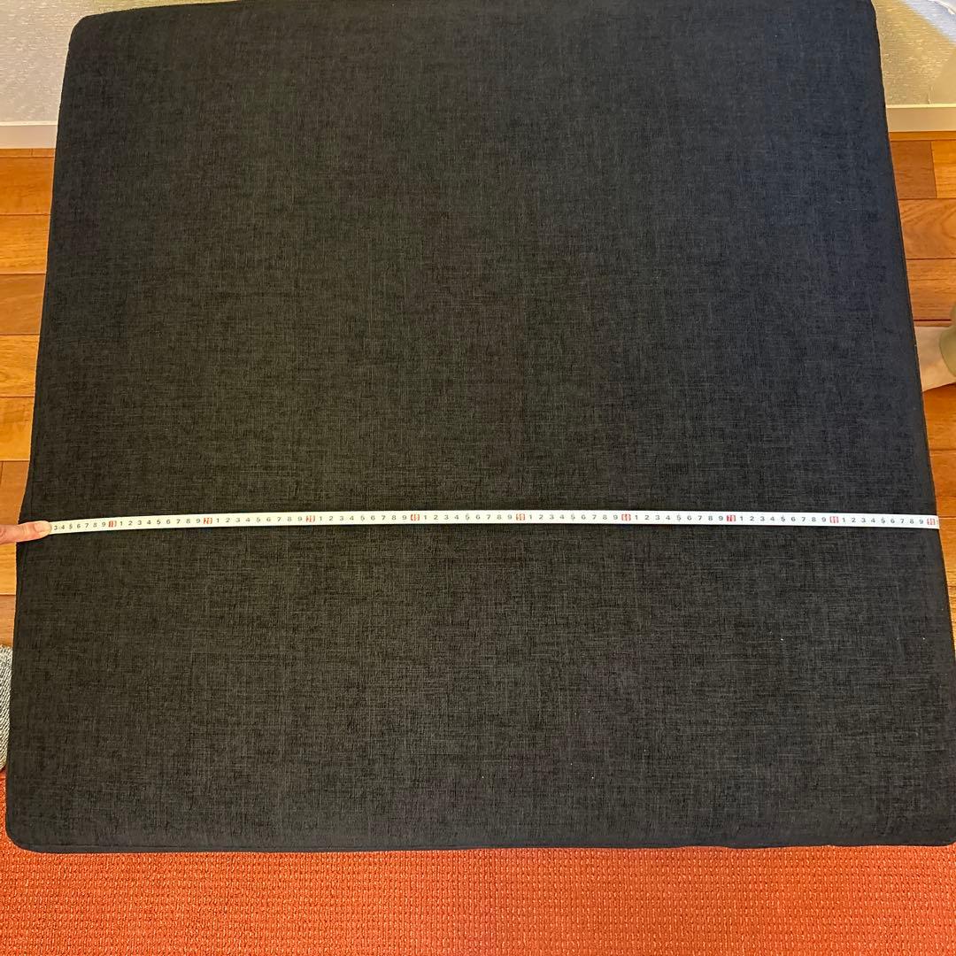 【超SALE】黒のオットマン（リーヴァ）