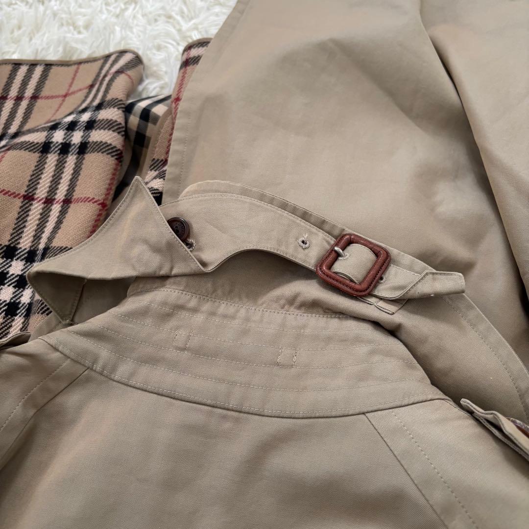 バーバリーロンドン ノバチェック トレンチコート ライナー メンズML ベージュ