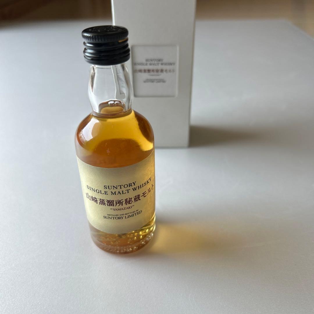 【未開栓】サントリー 山崎蒸溜所秘蔵モルト 50ml ウイスキー