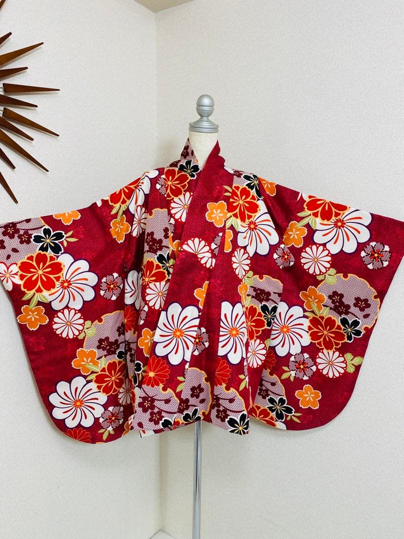 【極美品】おび工房 菊と雪輪 袴 5点セット 洗える♪