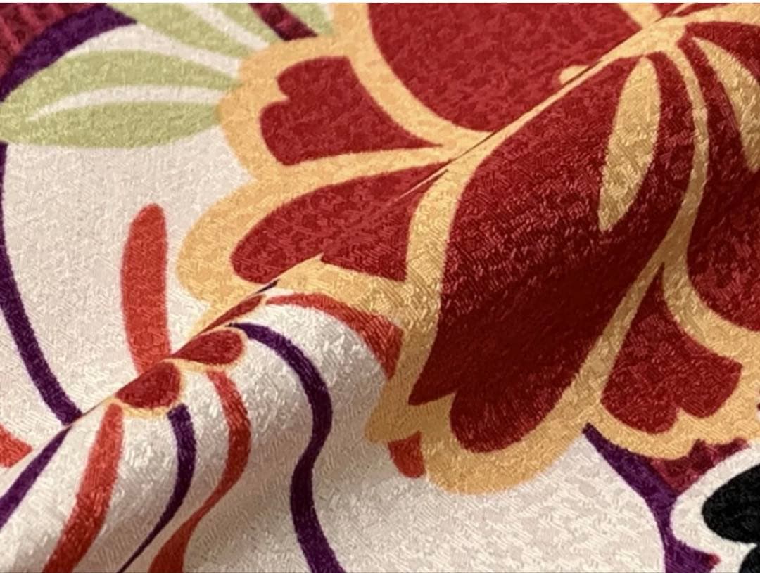 【極美品】おび工房 菊と雪輪 袴 5点セット 洗える♪