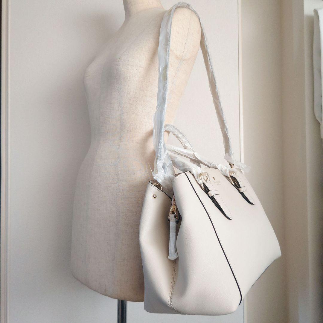 新品✨未使用【kate spade】大容量 A4 2way レザー トートバッグ