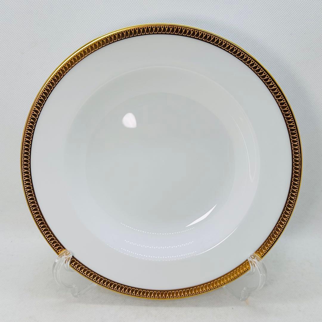 専用未使用 大倉陶園 スープ パスタ プレート 皿 22.5㎝ 4枚セット