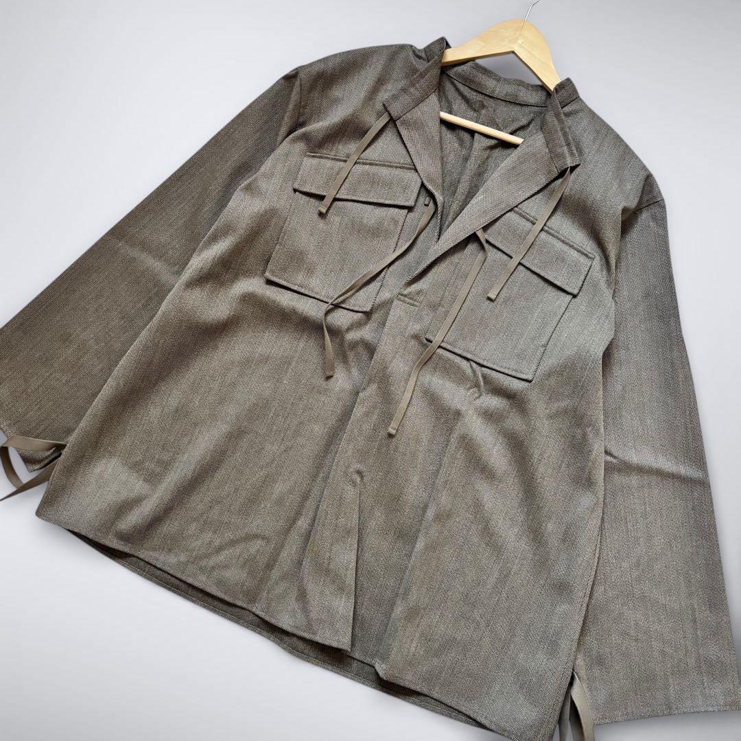 【極美品】POSTELEGANT | Wool Twill Top (L)