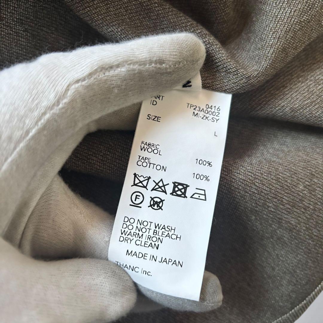 【極美品】POSTELEGANT | Wool Twill Top (L)