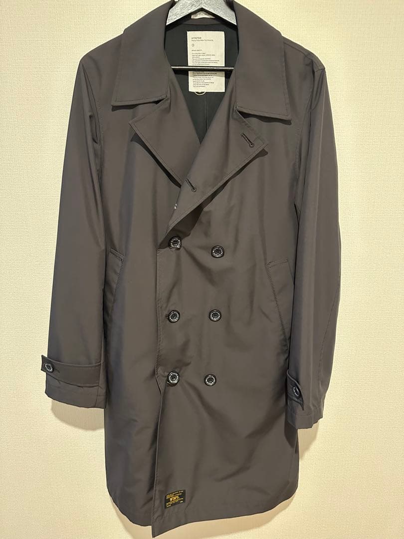 WTAPS グレー トレンチコート