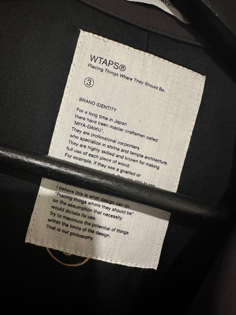 WTAPS グレー トレンチコート