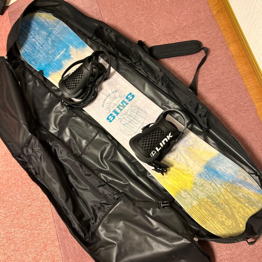 【なは】SIMS スノーボード LINKバインディング セット