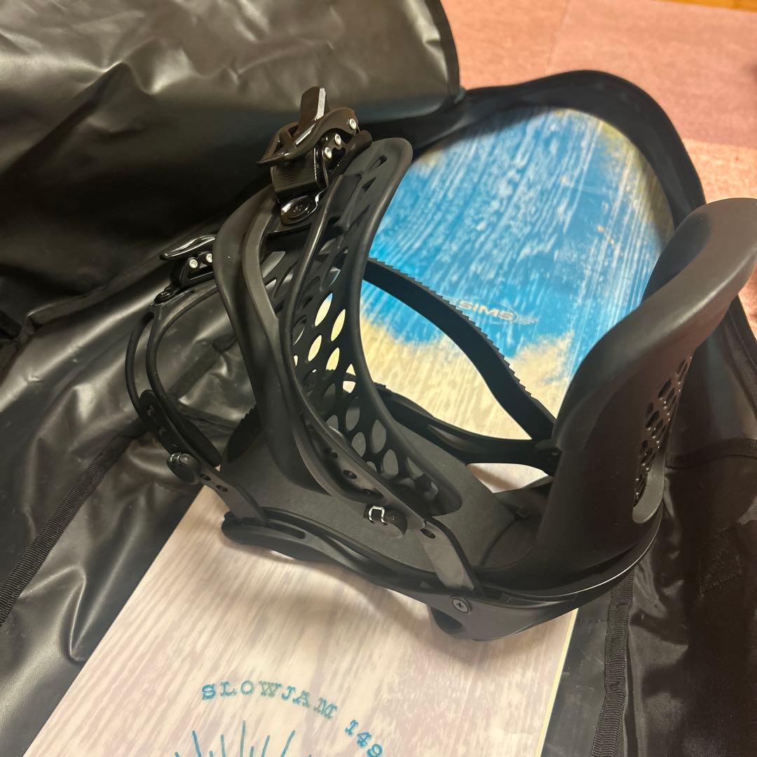 【なは】SIMS スノーボード LINKバインディング セット