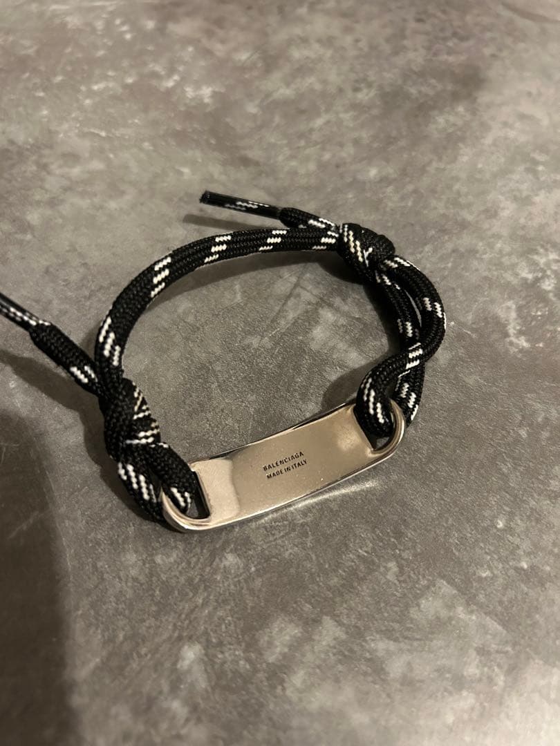 小物 BALENCIAGA Logo Plate Bracelet