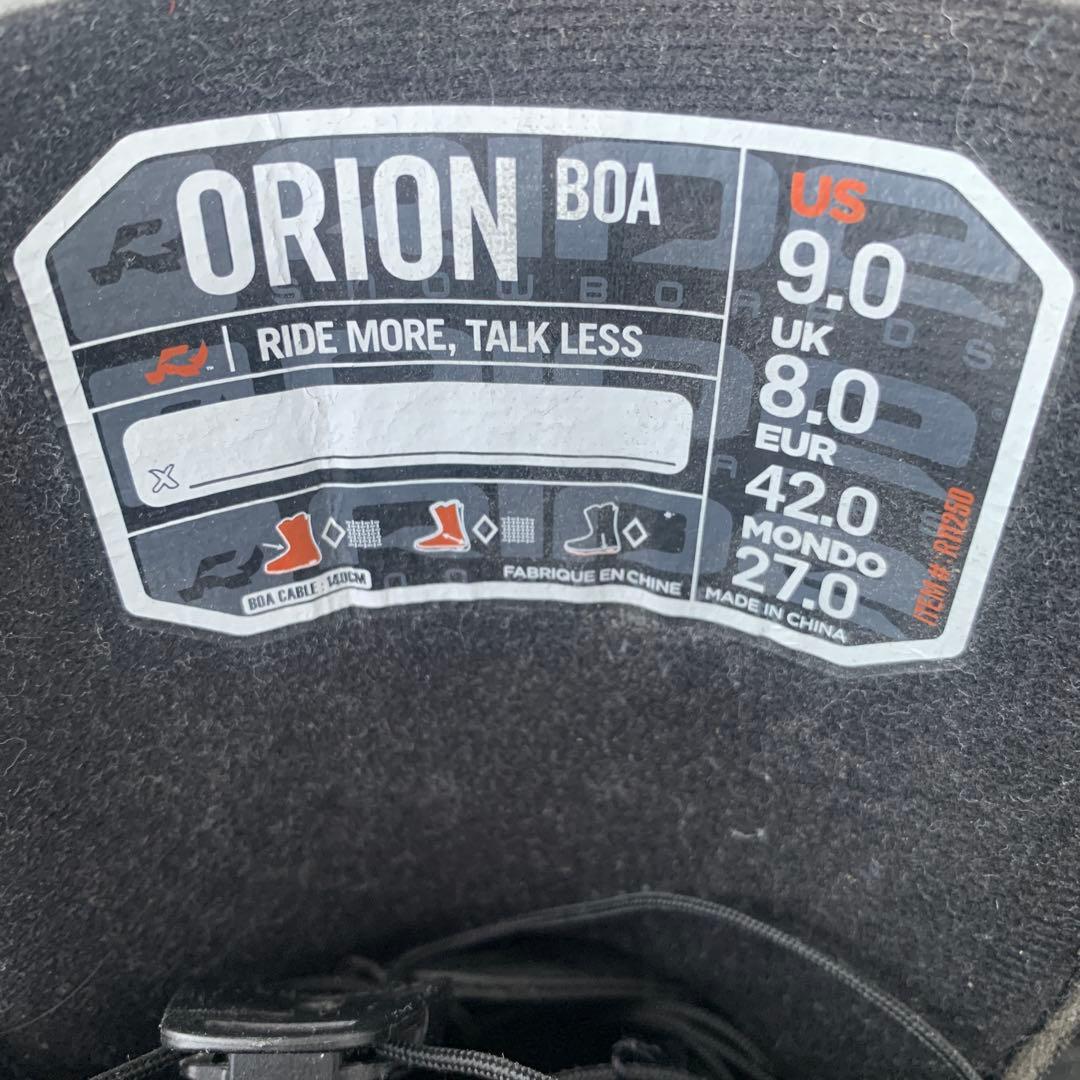 RIDE ORION BOA スノーボードブーツ 27cm