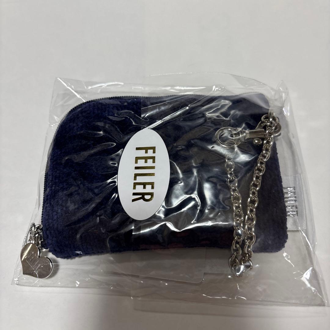 新品　未開封　フェイラー　モンプティルル　キーカードポーチ　ネイビー　web限定