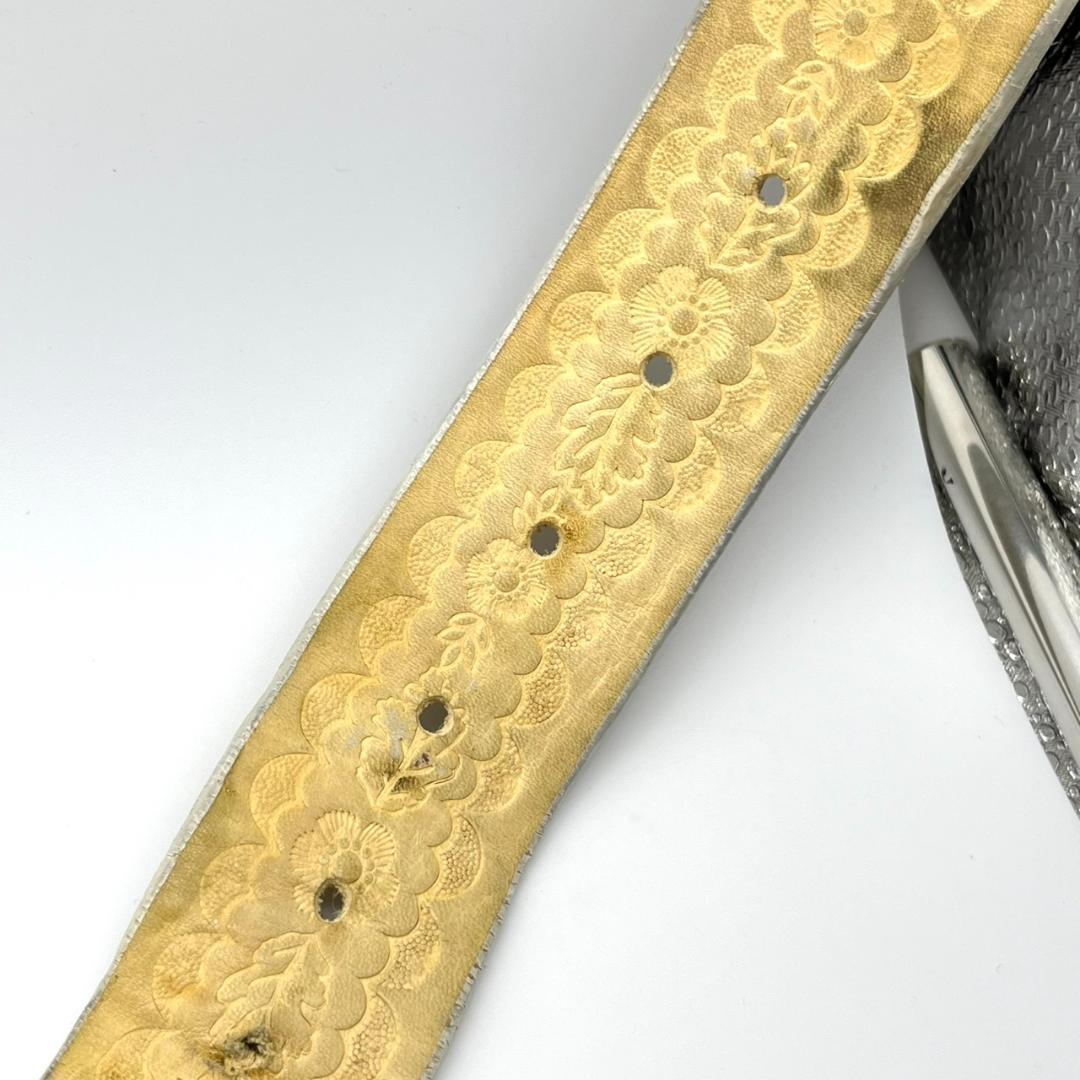 HTC エイチティーシ ベルト ビジュー スタッズ 装飾 レザー ロゴ金具