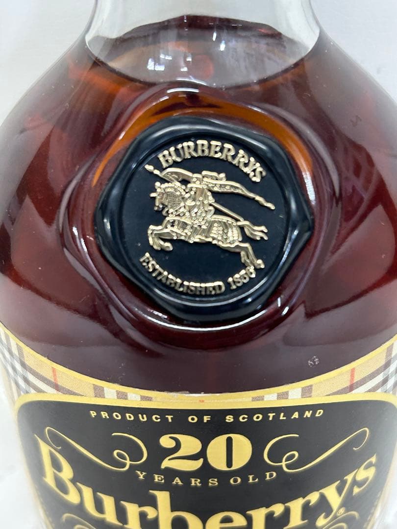 【希少レア古酒】Burberrys バーバリースコッチウイスキー20年700ml
