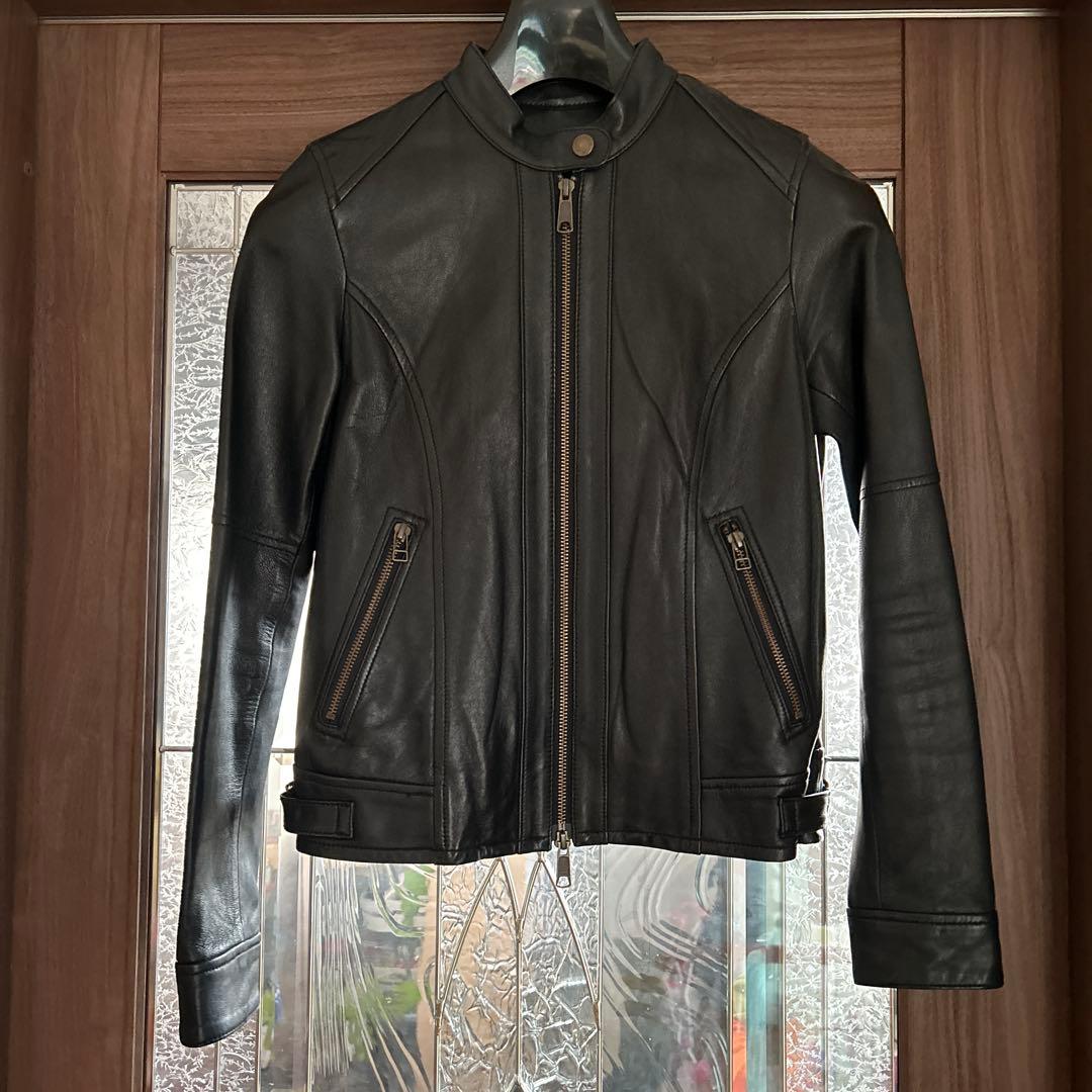 今週限定価格！AVIREXシープスキン　シングルライダースJK