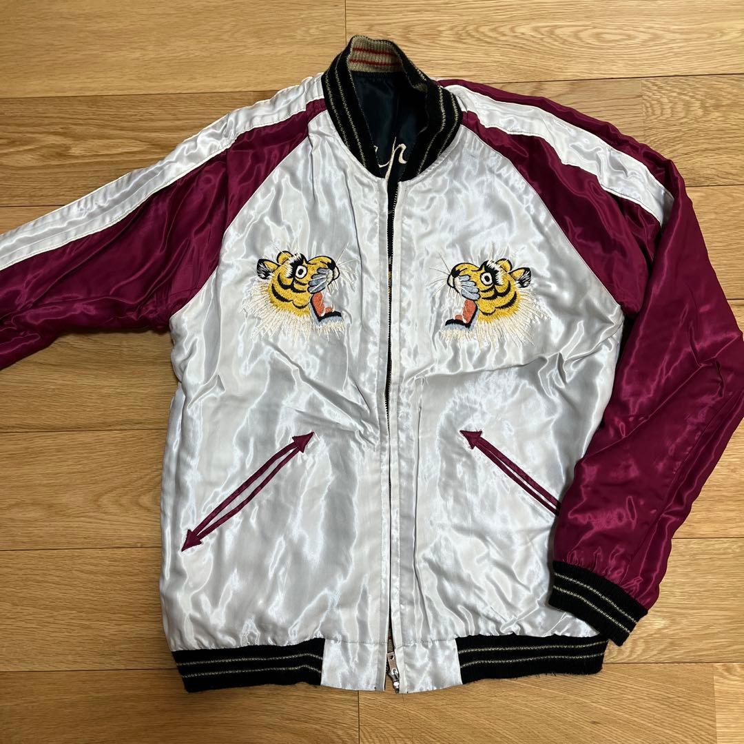 東洋エンタープライズ　スカジャン　ブラック　ゴールド　Sサイズ