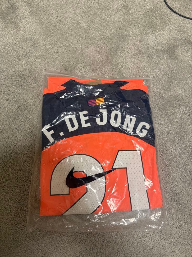 フレンキーデヨング　ユニフォーム　バルサ　バルセロナ　激レア　サード　アウェイ