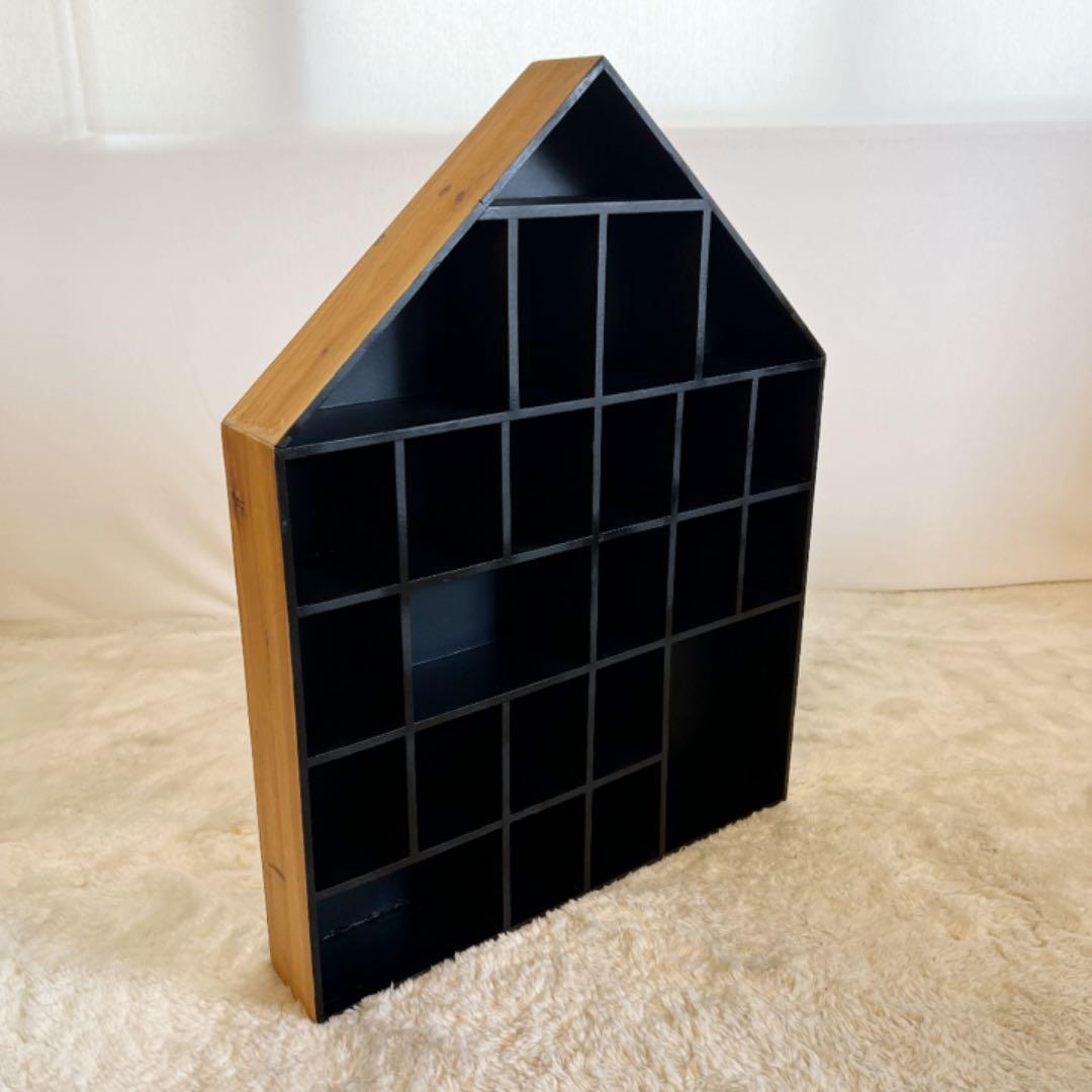 コレクションラック・飾り棚・木製・送料込み