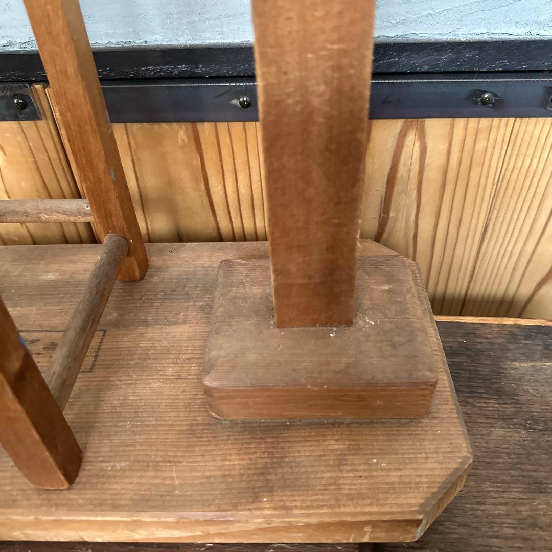 お値引き‼️組紐 角台 組台 おもり付き 古道具 ヴィンテージ