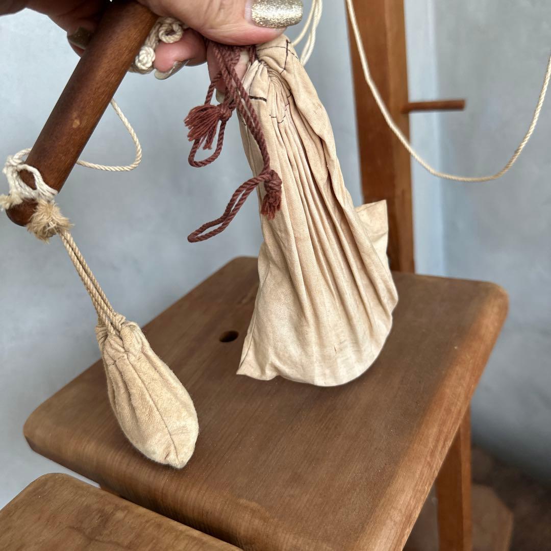 お値引き‼️組紐 角台 組台 おもり付き 古道具 ヴィンテージ