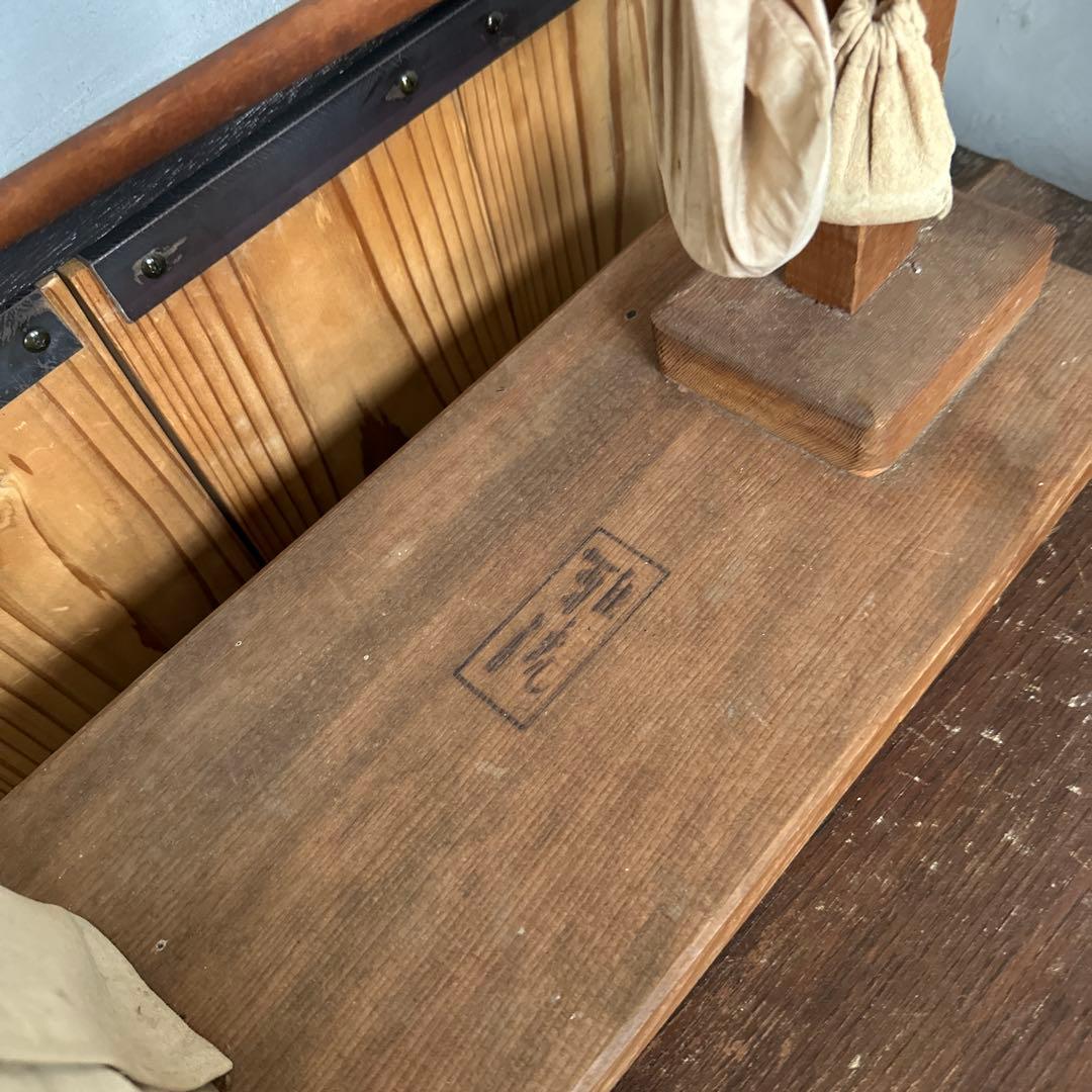 お値引き‼️組紐 角台 組台 おもり付き 古道具 ヴィンテージ