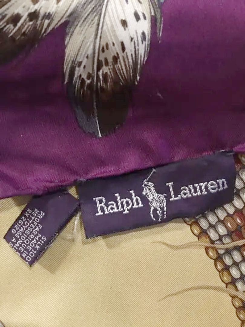 ラルフローレン　スー族インディアンプリント　スカーフ&バンダナ2枚組　イタリア製