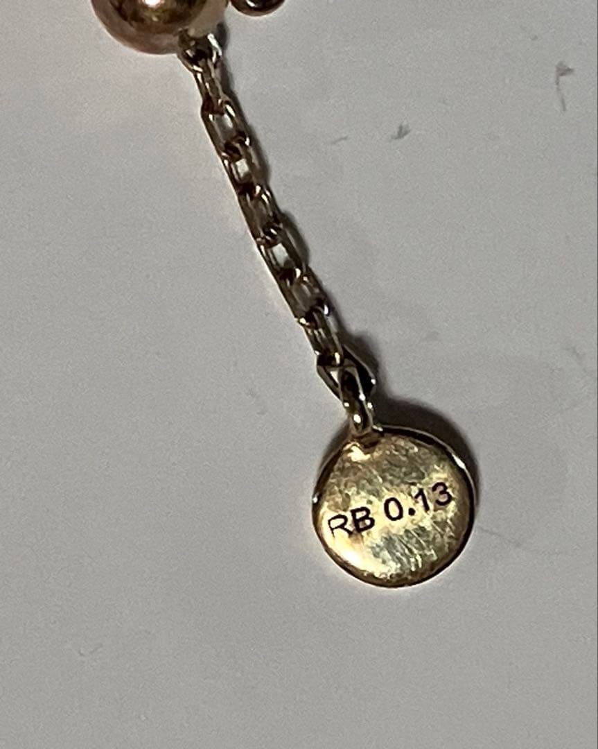 ソーイ✴︎sowi✴︎ K10チェーン（フリー）ルビーリング