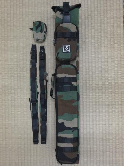 3seconds スリーセカンズ キューケース 3B5S 迷彩 カモフラ 廃版