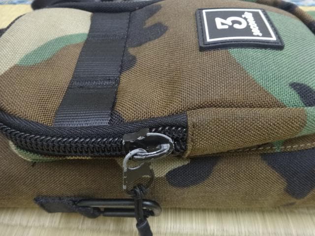 3seconds スリーセカンズ キューケース 3B5S 迷彩 カモフラ 廃版