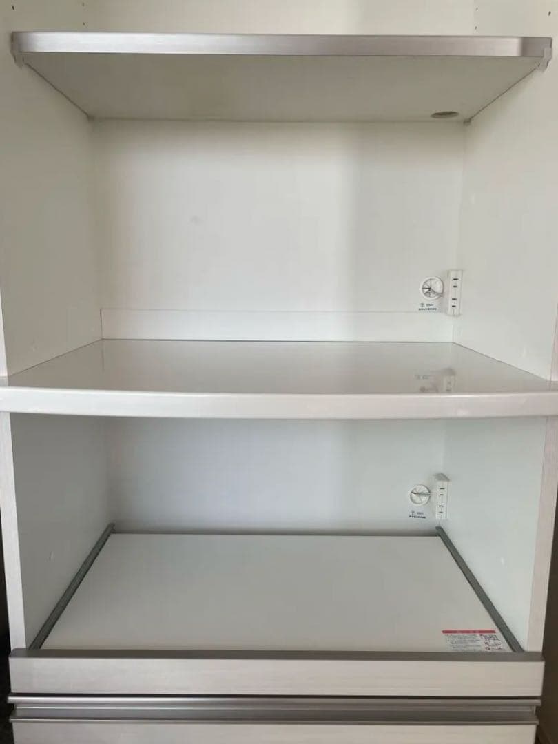 超美品　レンジボード ホワイト　トールタイプ　W70 送料18000円込