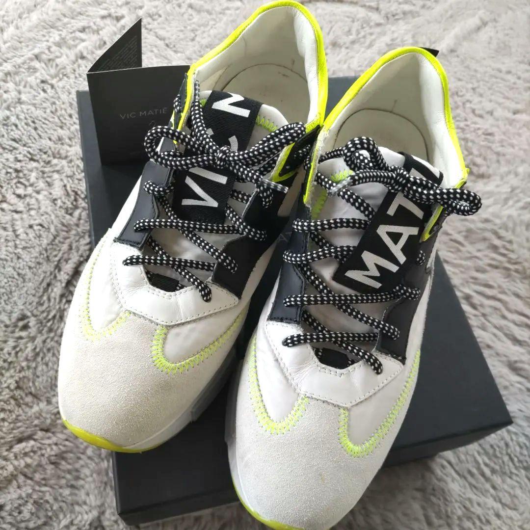 VIC MATIE ヴィックマティー⭐️ボリュームスニーカー厚底♪38/24.5