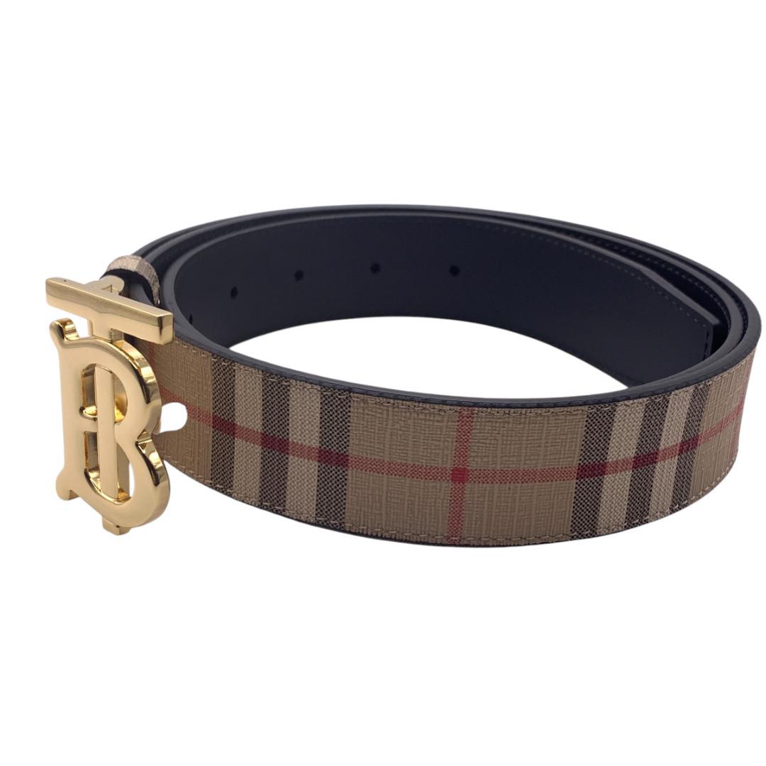 美品★Burberry　バーバリー　ベルト　リバーシブル90-100ｃｍ