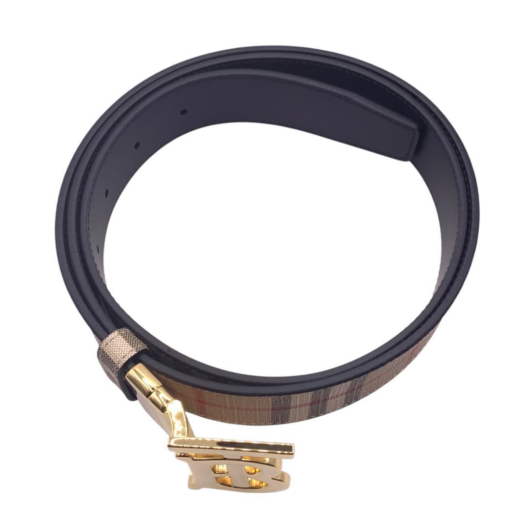 美品★Burberry　バーバリー　ベルト　リバーシブル90-100ｃｍ