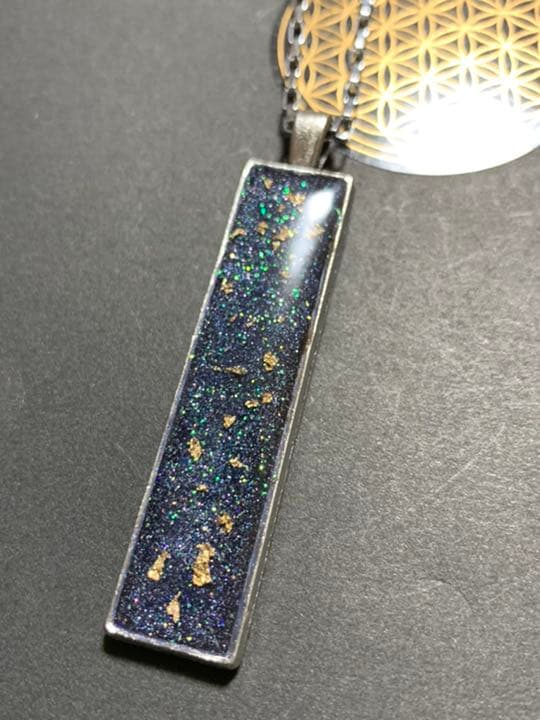 プレートペンダント✨隕石の粉入り✨ギベオン　カンポデルシエロ