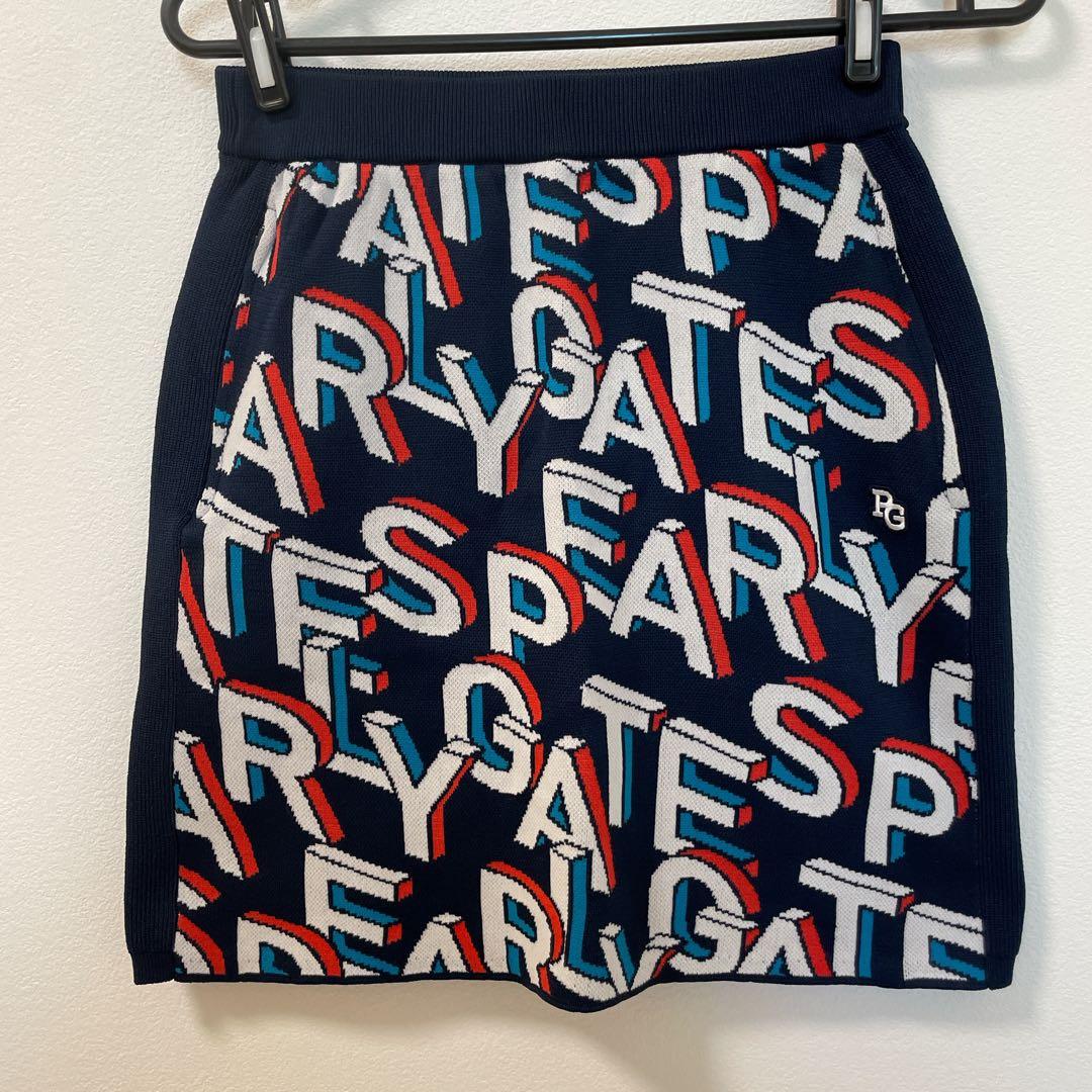 新品タグ付き❗️❗️【PEARLY GATES★】 ロゴ入りスカート