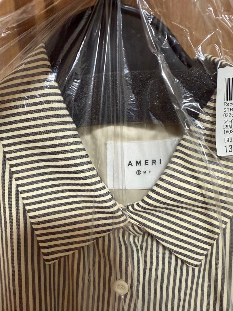 ameri vintage STRIPE SHIRT ROMPERS 完売品
