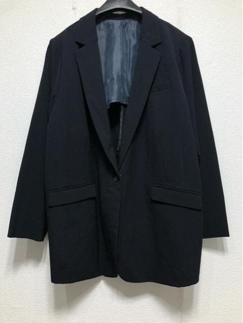 新品☆8L紺系9分丈テーパードパンツスーツストレッチお仕事フォーマル〇G308