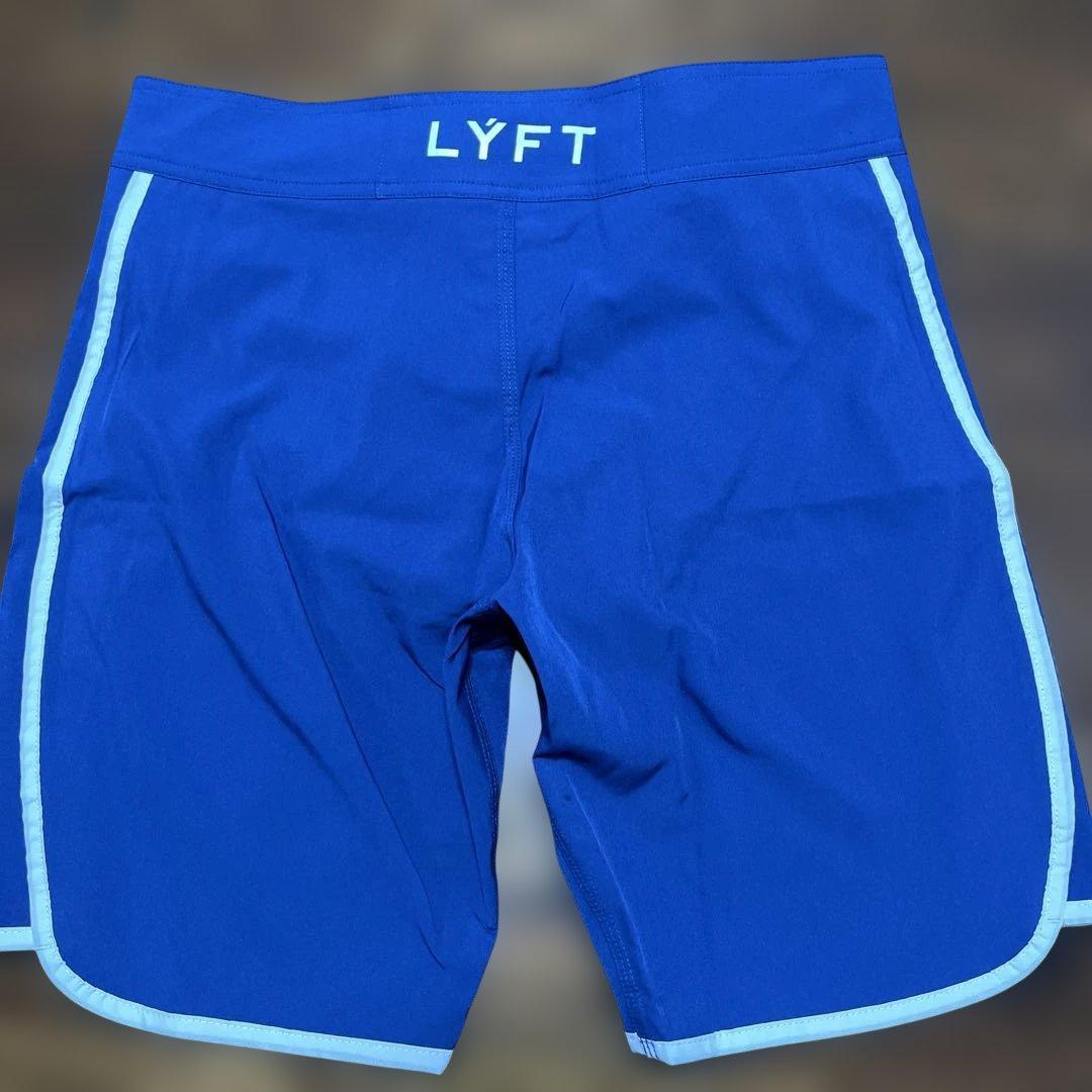 リフト　ステージショーツ　サーフパンツ　ブルー　ホワイト　M フィジーク