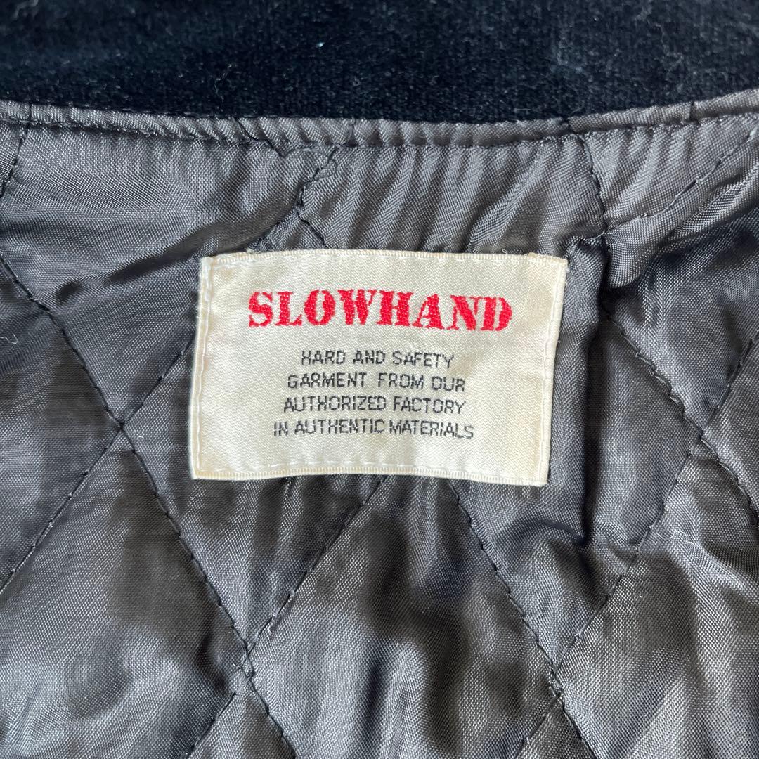 00s SLOW HAND ドラゴン刺繍 ベロア　スカジャン ブラック