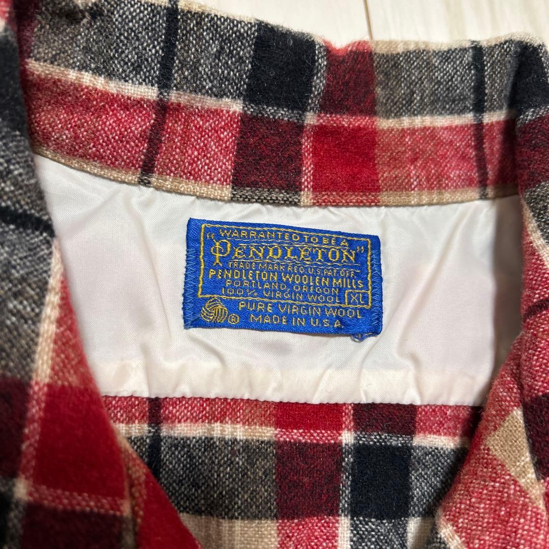 70's Pendleton ウール ボードシャツ USA製