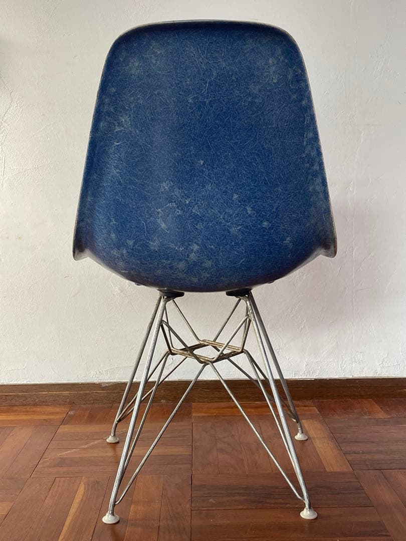 ハーマンミラー ヴィンテージ イームズ シェルチェア エッフェル ベース ブルー