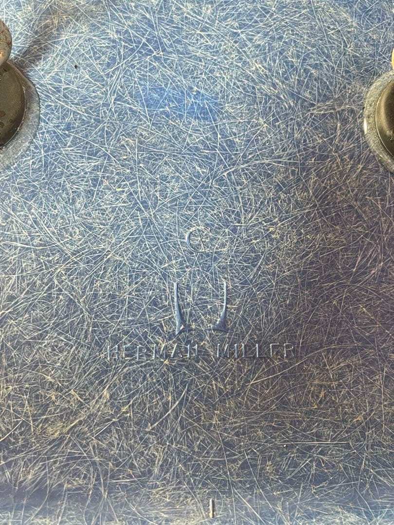 ハーマンミラー ヴィンテージ イームズ シェルチェア エッフェル ベース ブルー