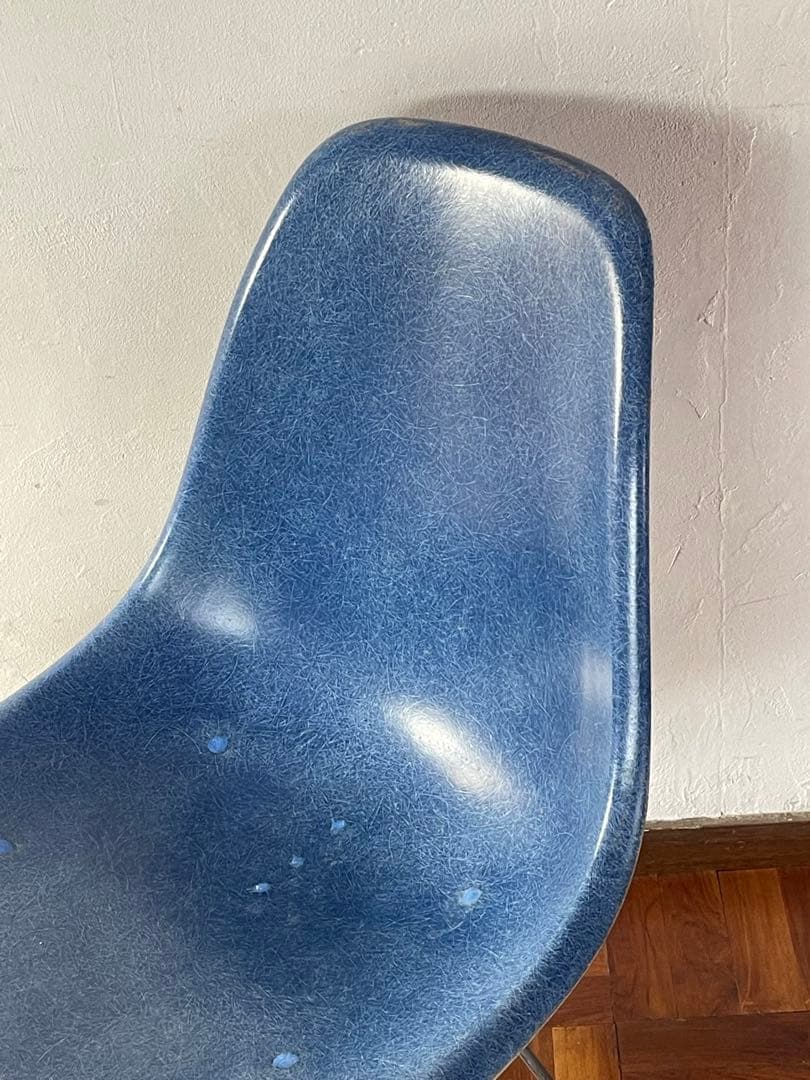 ハーマンミラー ヴィンテージ イームズ シェルチェア エッフェル ベース ブルー