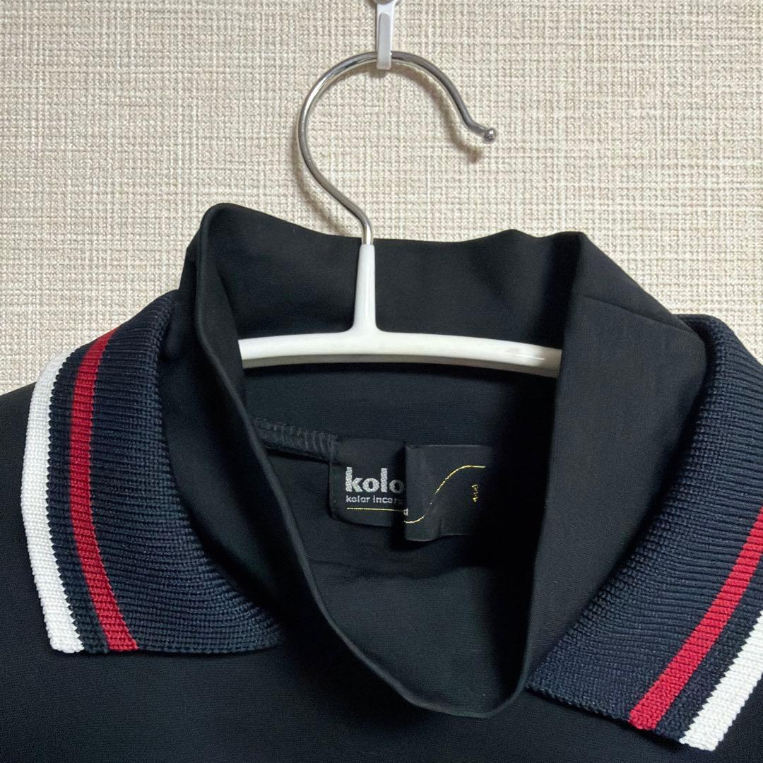 kolor BEACON 襟付きハイネックカットソー