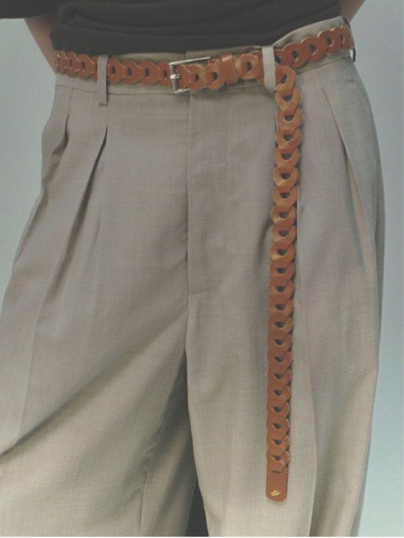 新品未開封　Llife LEATHER CHAIN BELT